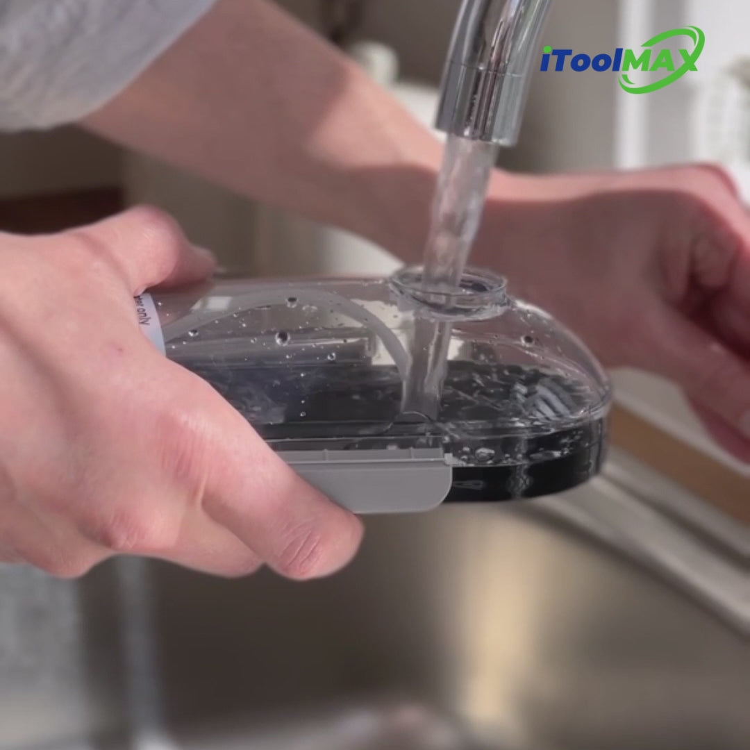 Load video: 1300w steam mop cleaner itoolmax