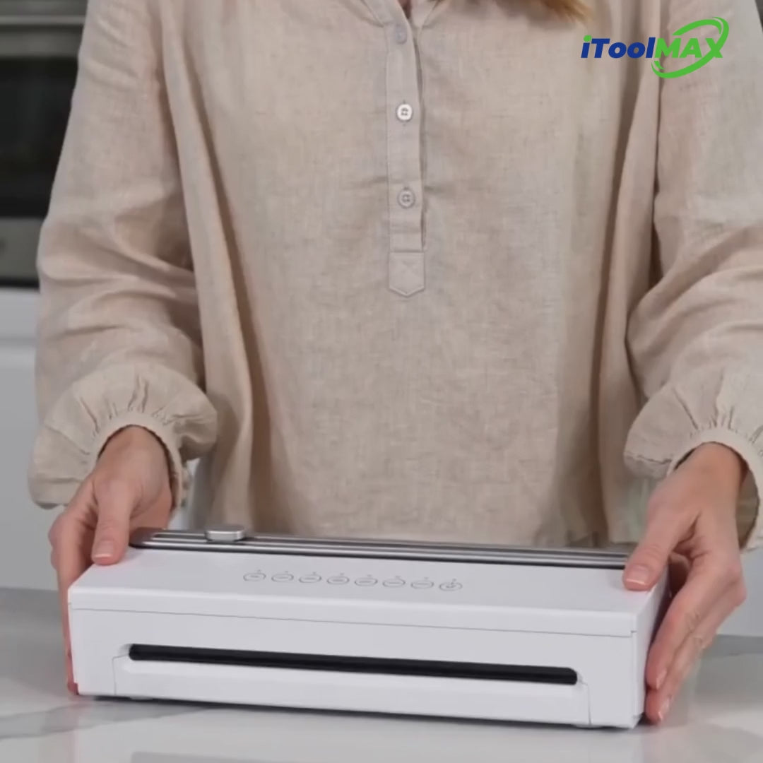 Load video: itoolmax rechargeable vacuum sealer machine video