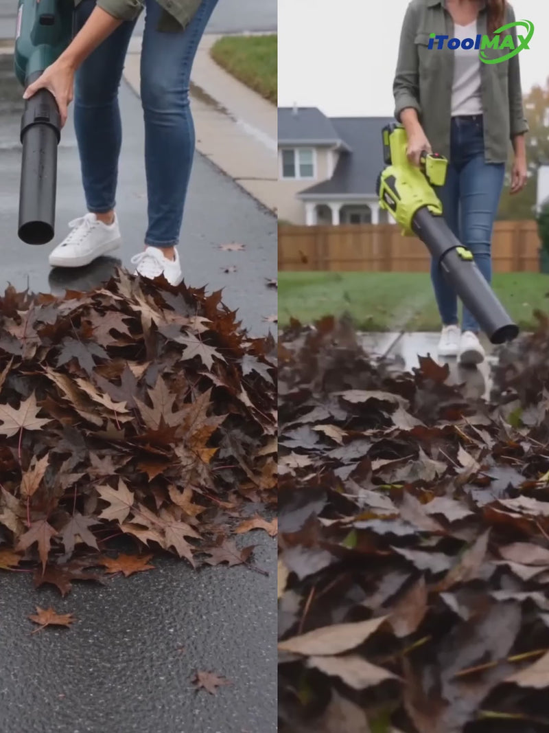 itoolmax 720cfm cordless electric leaf blower product video