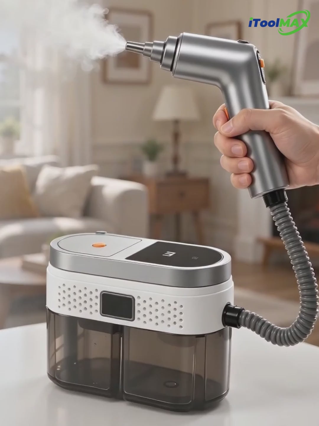 Charger la vidéo : itoolmax high heat steam cleaner pro new video