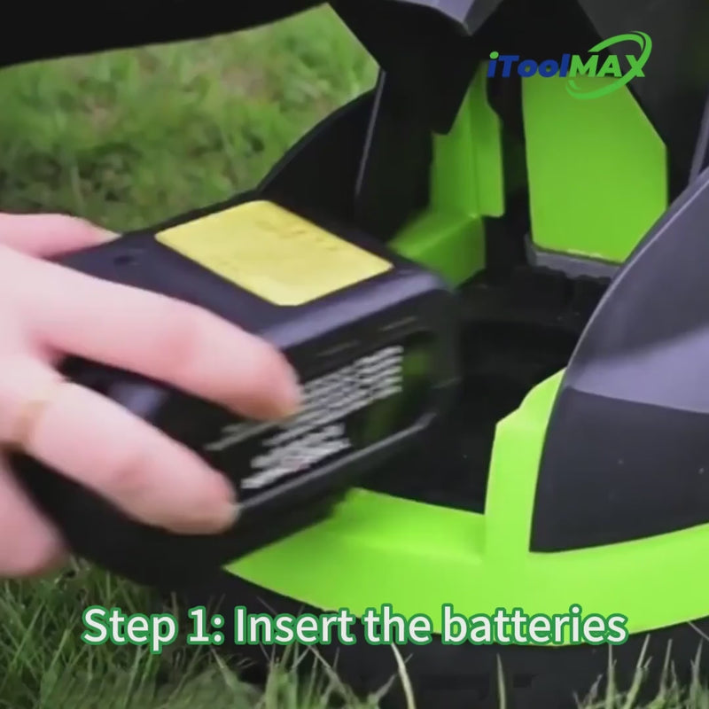 itoolmax 8.7 inch lawn mower how to use mower video