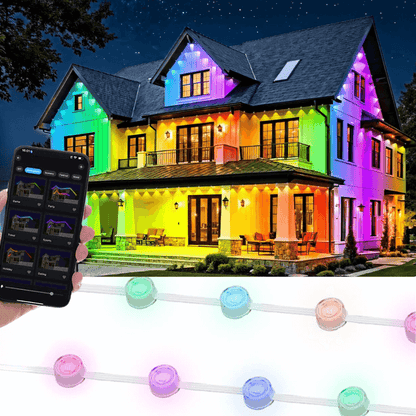 smart rgbic permanent outdoor lights itoolmax