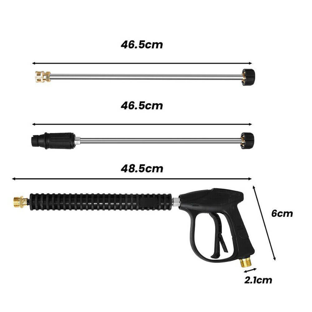 4500 PSI Pressure Washer Gun+10m Pressure Washer Hose - itoolmax