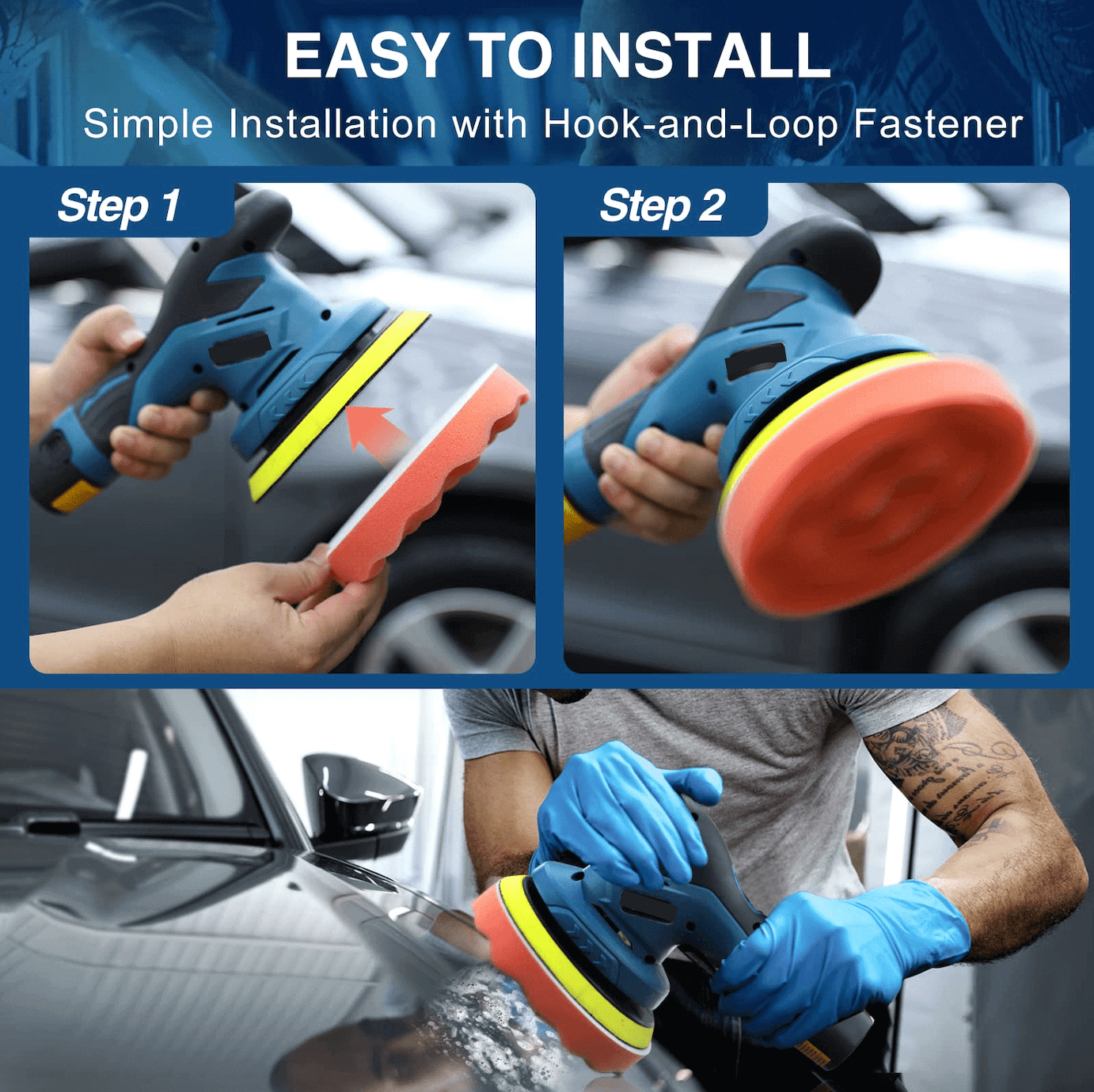 Cordless Car Buffer Polisher - itoolmax