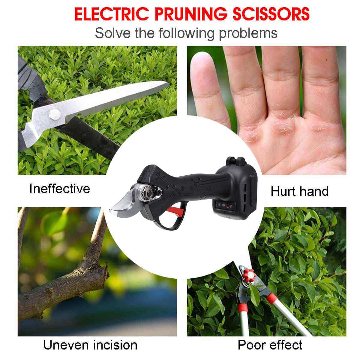 30mm Cordless Electric Pruning Shears - itoolmax