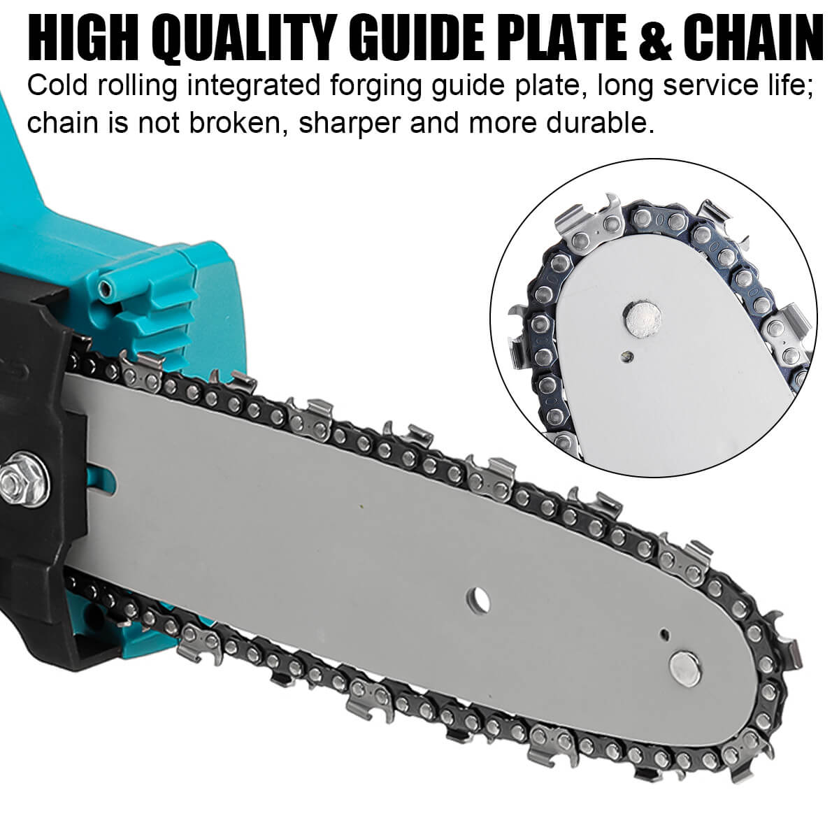 8" & 10" Electric Cordless Chainsaw with 2x Batteries - itoolmax