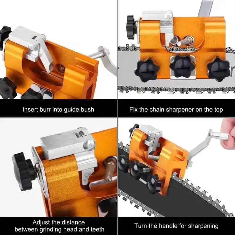 Chainsaw Chain Sharpening Jig Set - itoolmax