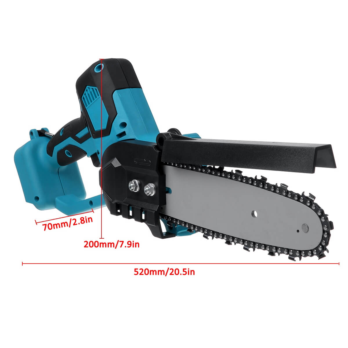 8" & 10" Electric Cordless Chainsaw with 2x Batteries - itoolmax